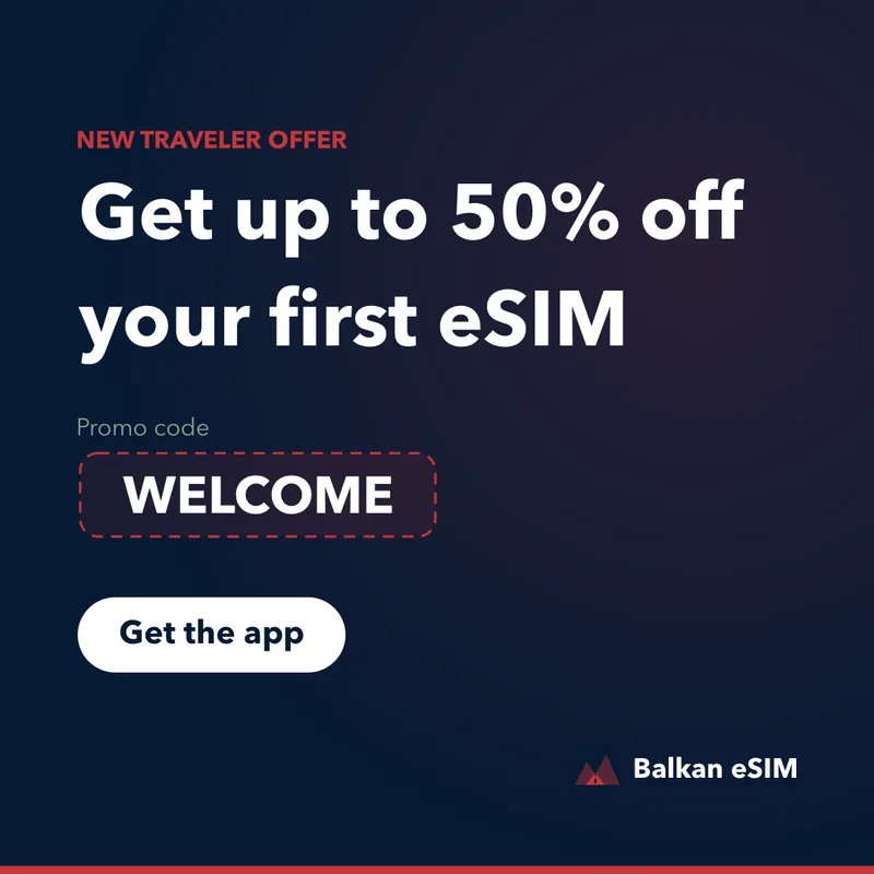 Balkan eSIM Promo Code — Up to 50% Off Your First Plan