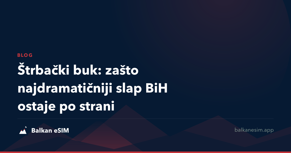 Štrbački buk: zašto najdramatičniji slap BiH ostaje po strani