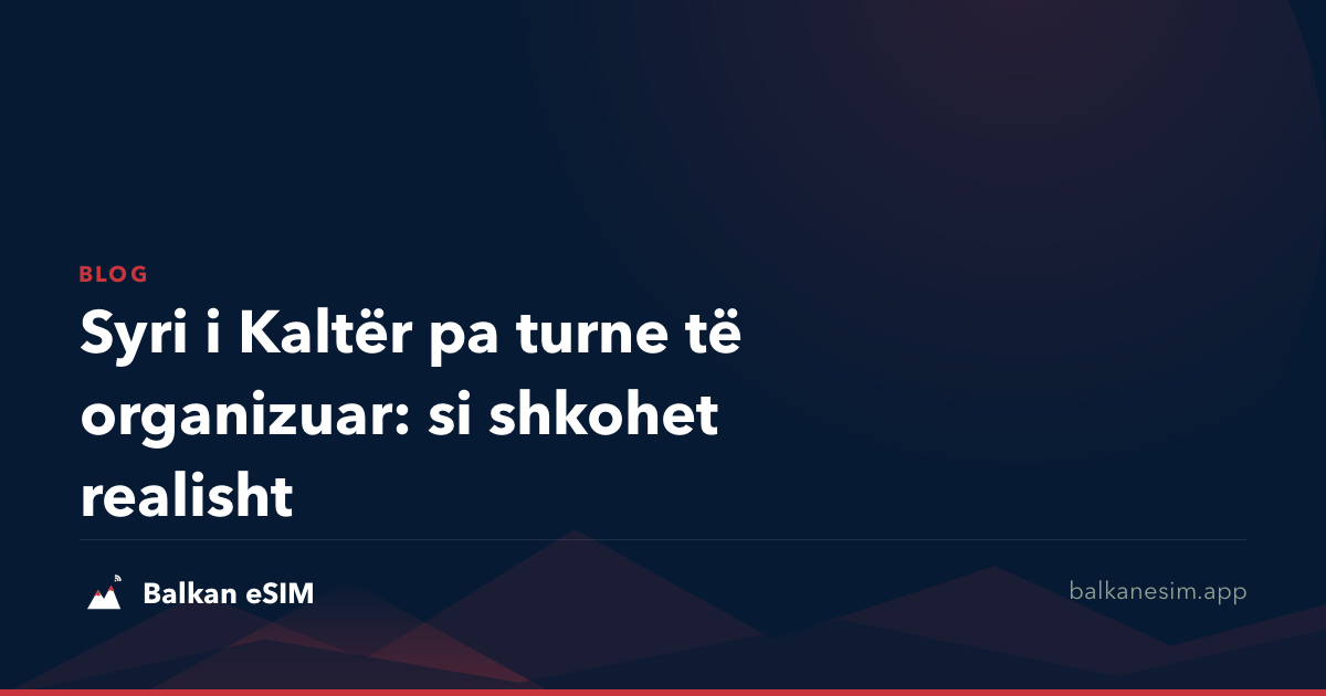 Syri i Kaltër pa turne të organizuar: si shkohet realisht