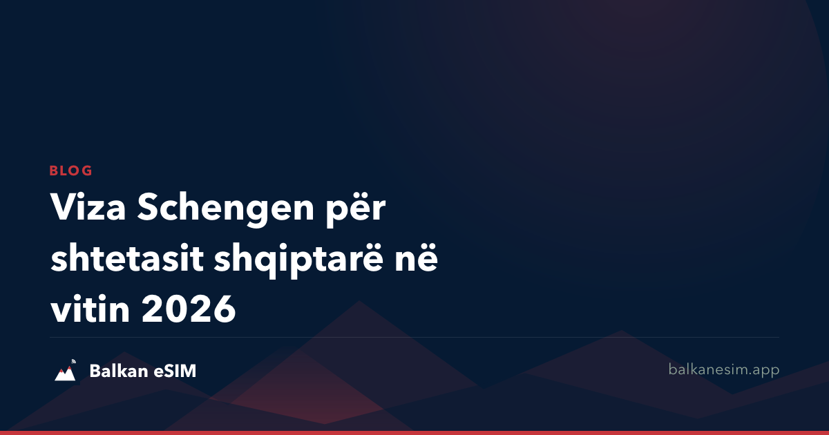 Viza Schengen për shtetasit shqiptarë në vitin 2026