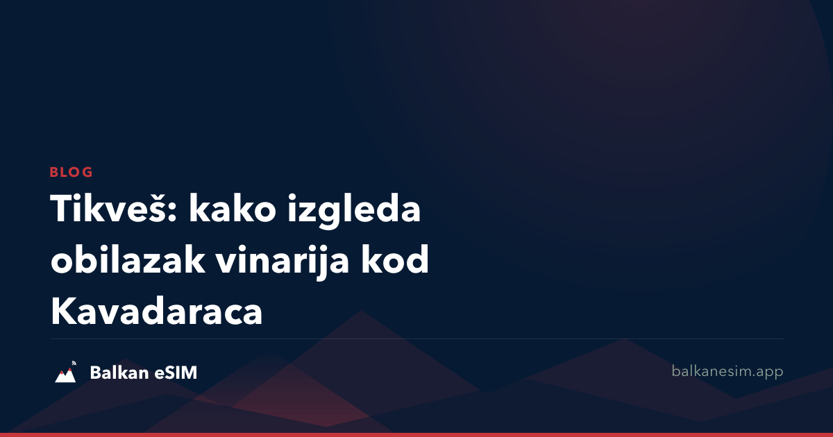 Tikveš: kako izgleda obilazak vinarija kod Kavadaraca
